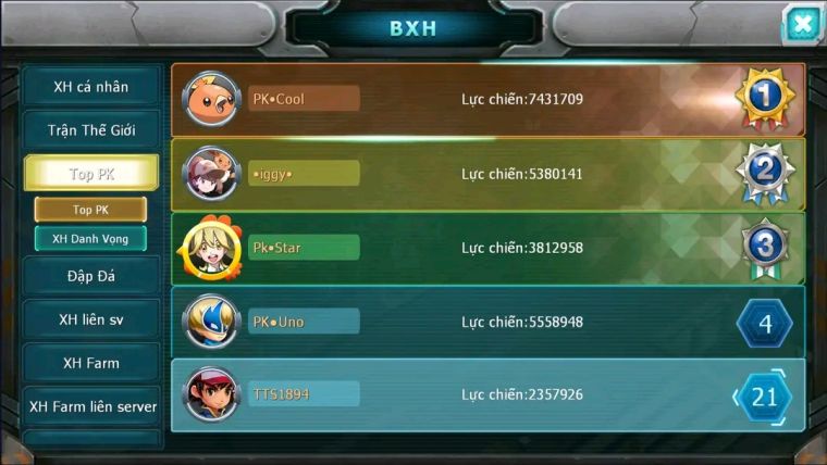 MÃ : #TTS1894 - SV1677- TOP21 - V7 - UNVOA RAIKOU MEPJT ĐUA TOP RẤT NÉT