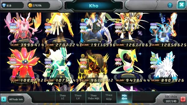 MÃ : #TTS1909 - SV1 - TOP4 ALL WHITE CH DYNAMAX HOOH BC DIANCIE DYNAMAX BLACK BC NHIỀU PET HT ĐỘC LẠ
