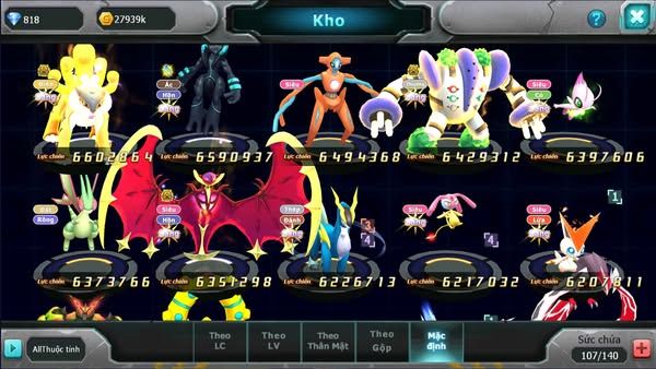 MÃ : #TTS1909 - SV1 - TOP4 ALL WHITE CH DYNAMAX HOOH BC DIANCIE DYNAMAX BLACK BC NHIỀU PET HT ĐỘC LẠ