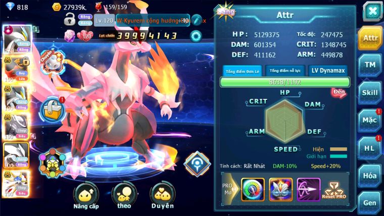 MÃ : #TTS1909 - SV1 - TOP4 ALL WHITE CH DYNAMAX HOOH BC DIANCIE DYNAMAX BLACK BC NHIỀU PET HT ĐỘC LẠ