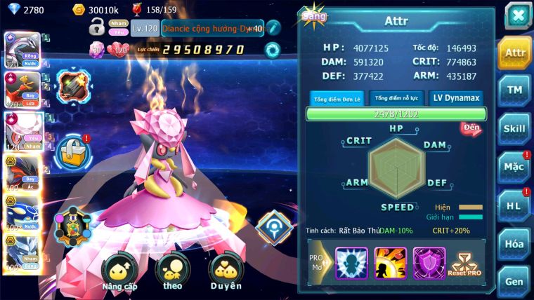 MÃ : #TTS1908 - SV 1046 - TOP1 ALL - 2K2 SÁCH- -PALKIA CỘNG HƯỞNG - HOOH CH DYNAAMX  DIANCIE CH DYNAMAX  YVETAL BC ĐÃ CHUẨN BỊ SẴN CHO ĐẠO CỤ LÊN CỘNG HƯỞNG 3 TEAM NGON