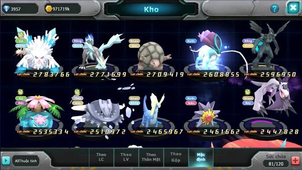 MÃ : #TTS1905 - SV 1162- TOP40 - V13- DIANCIE  CH DYNAAMX  HOOH DYNAMAX PALKIA BC  3 TEAM CỰC NGON CHO AE
