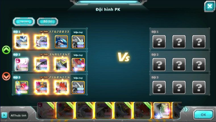 MÃ : #TTS1905 - SV 1162- TOP40 - V13- DIANCIE  CH DYNAAMX  HOOH DYNAMAX PALKIA BC  3 TEAM CỰC NGON CHO AE