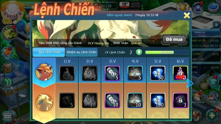 MÃ : #TTS1913- SV 1696 - TOP9 - V10 - 800 SÁCH -HOOH DIANCIE RAIKOU THẦN GIÓ FORM SẴN CHO AE ĐUA