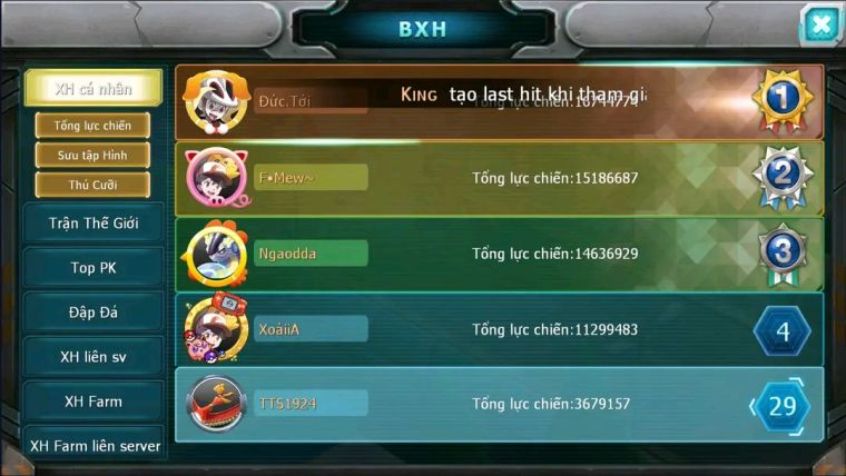 MÃ : #TTS1924 - SV 1669 - TOP29 - TEAM BAY QUÁ NGON NHIỀU HT V0