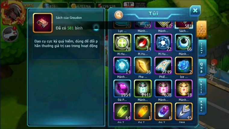 MÃ : #TTS1921- SV 1211 - 580 SAHCS - HOOH DYNAMAX  DIANCIE BC UNVOA QVLD BC QUÁ NGON