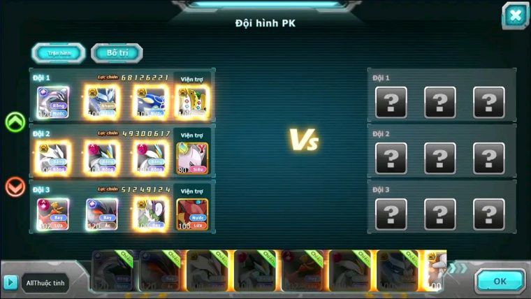 MÃ : #TTS1952 - SV 1253- TOP4 ALL - PALKIA - YVETAL - HOOH FULL ECHO - UNVOA BC WB DYNAMAX QUÁ NGON CHO AE ĐAM MÊ