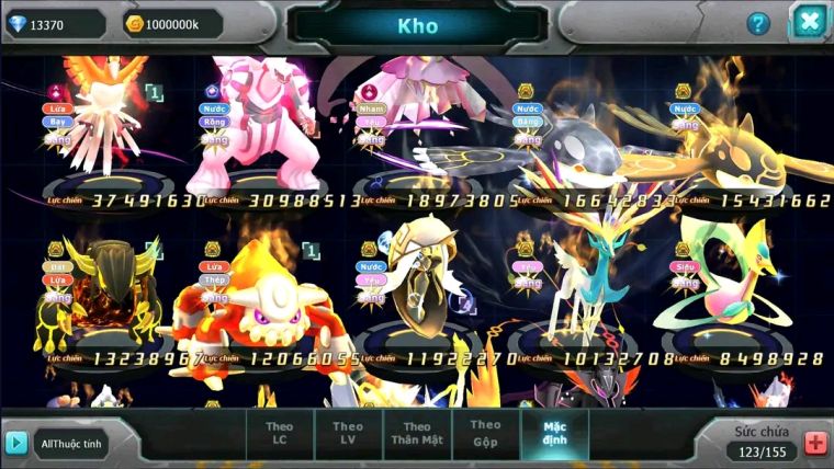 MÃ : #TTS1947 - SV244- TOP 22 - V12 580 SÁCH - HOOH PALKIA ECHO DYNAMAX DIANCIE DYNAMX CẶP CÁ BC 3 TEAM NGON