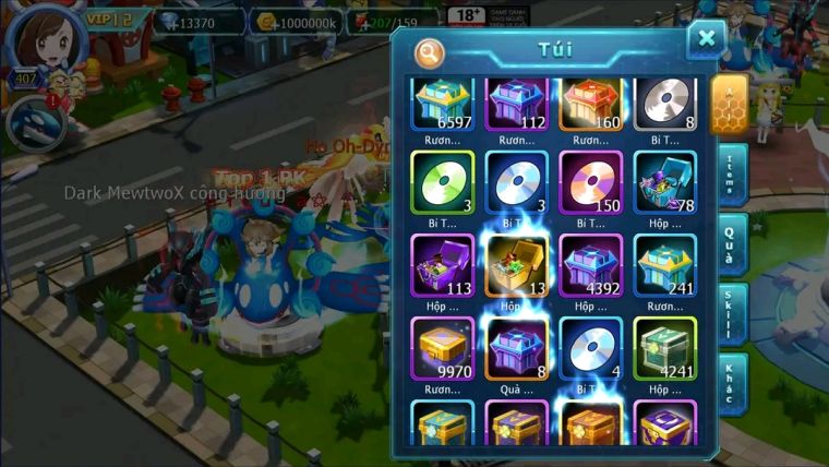 MÃ : #TTS1947 - SV244- TOP 22 - V12 580 SÁCH - HOOH PALKIA ECHO DYNAMAX DIANCIE DYNAMX CẶP CÁ BC 3 TEAM NGON