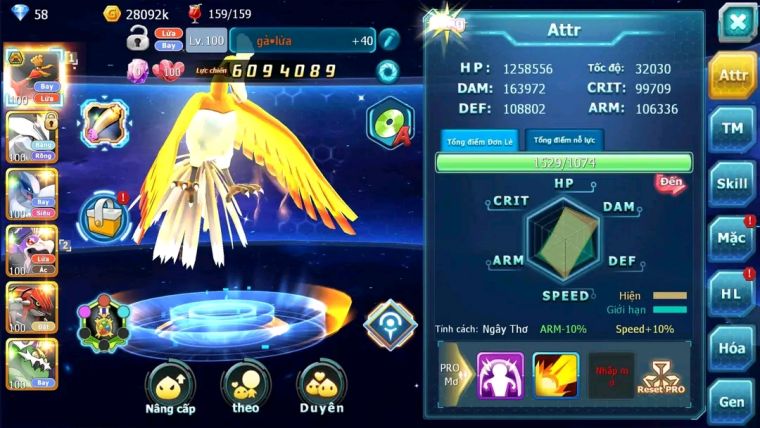 MÃ : #TTS1955- SV 1607 - - V5- HOOH BÁ CHỦ UNVOA  LUGIA DRAK HOOH  QUÁ NGON