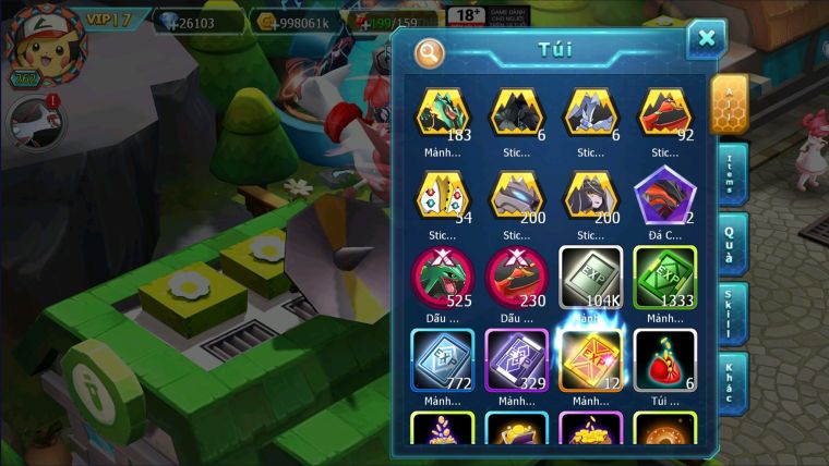 MÃ : #TTS2009 - SV 1212- TOP3 PK - V17 - 1K8 SÁCH- 4K6 MT - CẶP CHÓ BC MELTAN DYNAAMX UNVOA BC WB BC  PR DIALGA BÁ CHỦ