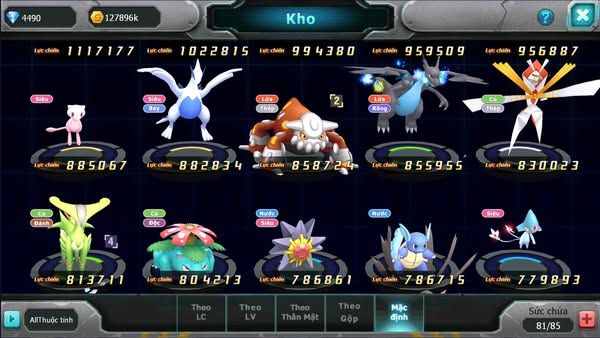 MÃ : #TTS2008 - SV 1624 - 700 SÁCH - QVBC BC PALKIA BC KYOGRE QUÁ NGON