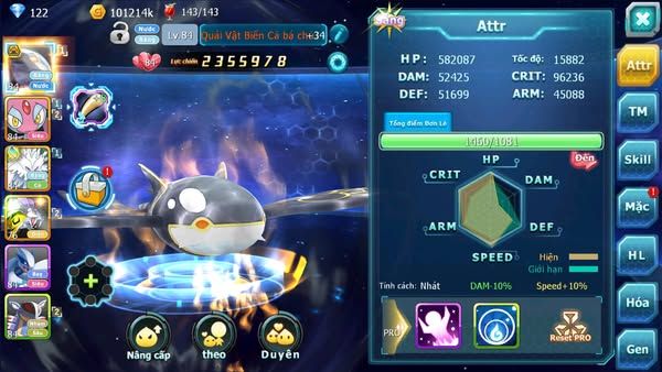 MÃ : #TTS2016 - SV 1658 -V7 - QUÁI VẬT BIỂN CẢ BÁ CHỦ MESPJT RAIKOU ĐUA TOP QUÁ NGON