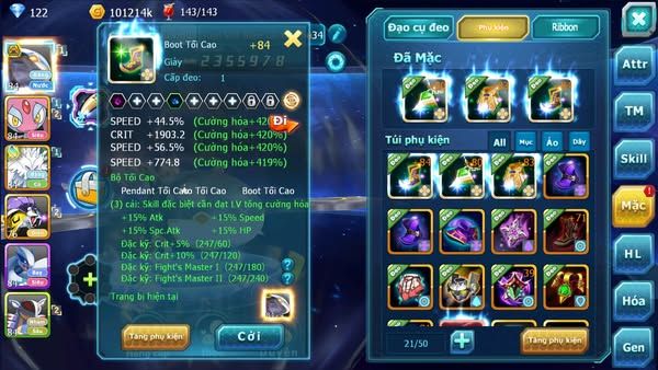 MÃ : #TTS2016 - SV 1658 -V7 - QUÁI VẬT BIỂN CẢ BÁ CHỦ MESPJT RAIKOU ĐUA TOP QUÁ NGON