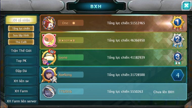 MÃ : #TTS2016 - SV 1658 -V7 - QUÁI VẬT BIỂN CẢ BÁ CHỦ MESPJT RAIKOU ĐUA TOP QUÁ NGON