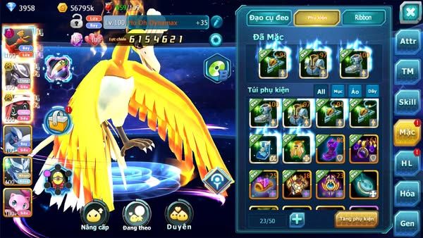 MÃ : #TTS2035 - SV 1146 - HOOH DYANAMX MEW GIÁP BC TAPU LELE BC NHIỀU PET HT TEAM QUÁ OK