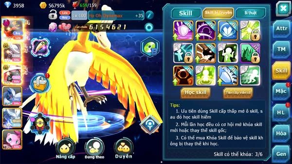 MÃ : #TTS2035 - SV 1146 - HOOH DYANAMX MEW GIÁP BC TAPU LELE BC NHIỀU PET HT TEAM QUÁ OK