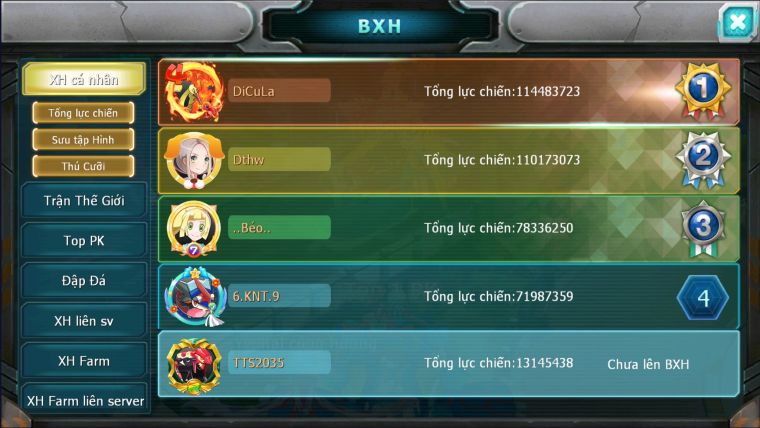 MÃ : #TTS2035 - SV 1146 - HOOH DYANAMX MEW GIÁP BC TAPU LELE BC NHIỀU PET HT TEAM QUÁ OK