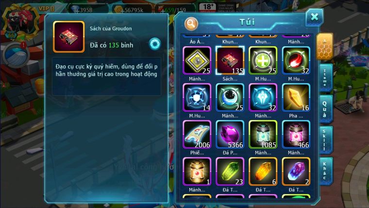 MÃ : #TTS2035 - SV 1146 - HOOH DYANAMX MEW GIÁP BC TAPU LELE BC NHIỀU PET HT TEAM QUÁ OK