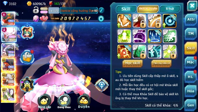 MÃ : #TTS2049 -SV1149 - TOP 5LC - V13 3 TEAM CỘNG HƯỞNG CỰC MẠNH FULL ĐỒ TRỤ HH SS NGON