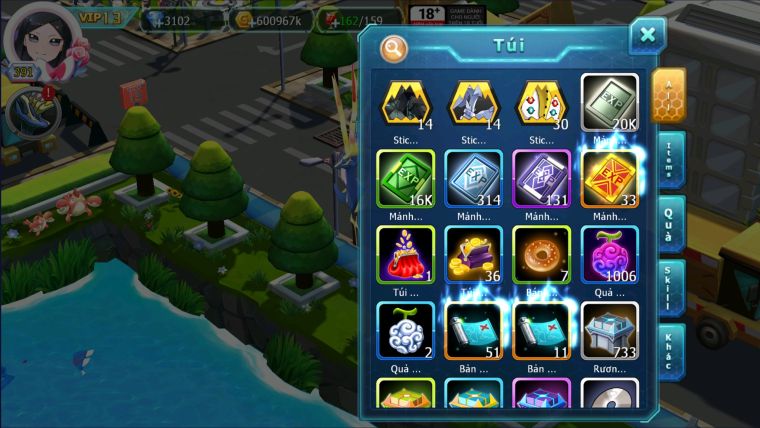 MÃ : #TTS2049 -SV1149 - TOP 5LC - V13 3 TEAM CỘNG HƯỞNG CỰC MẠNH FULL ĐỒ TRỤ HH SS NGON