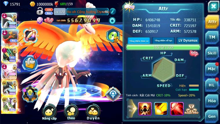 MÃ : #TTS2060 - SV276 - TOP2-4 - WHITE HOOH DIANCIE CỘNG HƯỞNG DYNAMAX RAY DYNAMAX  3 TEAM CỰC NGON CHO AE BUILD MAX CHUẨN CS CAO