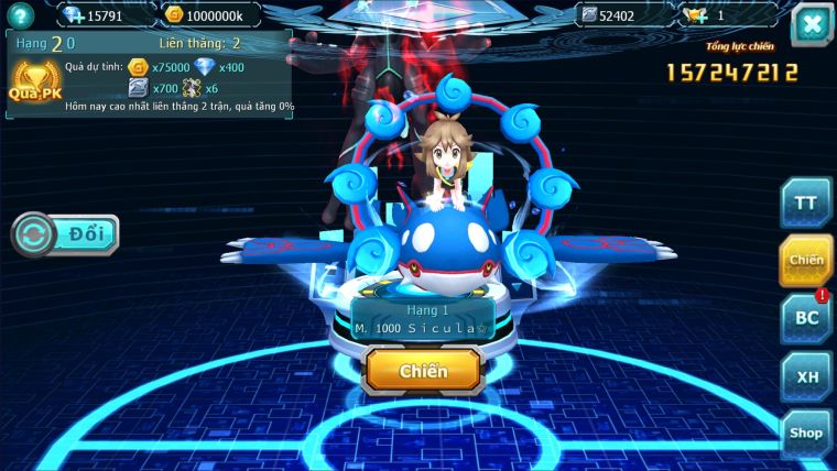 MÃ : #TTS2060 - SV276 - TOP2-4 - WHITE HOOH DIANCIE CỘNG HƯỞNG DYNAMAX RAY DYNAMAX  3 TEAM CỰC NGON CHO AE BUILD MAX CHUẨN CS CAO