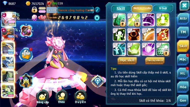 MÃ : #TTS2066 -SV 1368 - TOP30 -V14 - DIANCIE ECHO DYNAMAX HOOH ECHO DYNAMAX  CẶP CÁ BC QUÁ NGON