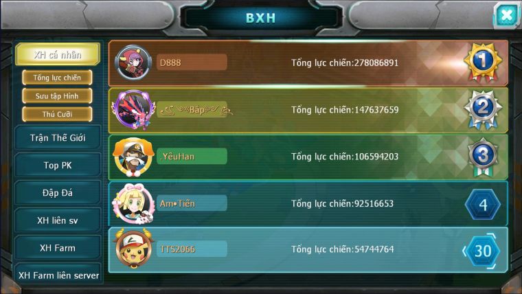 MÃ : #TTS2066 -SV 1368 - TOP30 -V14 - DIANCIE ECHO DYNAMAX HOOH ECHO DYNAMAX  CẶP CÁ BC QUÁ NGON