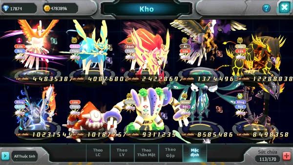 MÃ : #TTS2077 - SV 1070 - TOP2-3 CHAM - TOP1PK SV - HOOH CH DYNAAMX LC KHỦNG VUA KIẾM LC KHUNGR TEAM ĐÁNH CỰC CHẤT CHỈ SỐ CAO