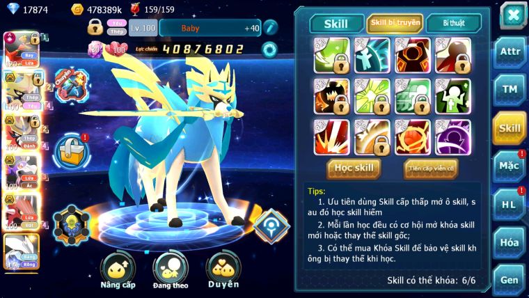 MÃ : #TTS2077 - SV 1070 - TOP2-3 CHAM - TOP1PK SV - HOOH CH DYNAAMX LC KHỦNG VUA KIẾM LC KHUNGR TEAM ĐÁNH CỰC CHẤT CHỈ SỐ CAO