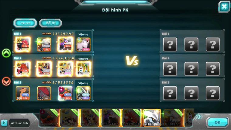 MÃ : #TTS2077 - SV 1070 - TOP2-3 CHAM - TOP1PK SV - HOOH CH DYNAAMX LC KHỦNG VUA KIẾM LC KHUNGR TEAM ĐÁNH CỰC CHẤT CHỈ SỐ CAO