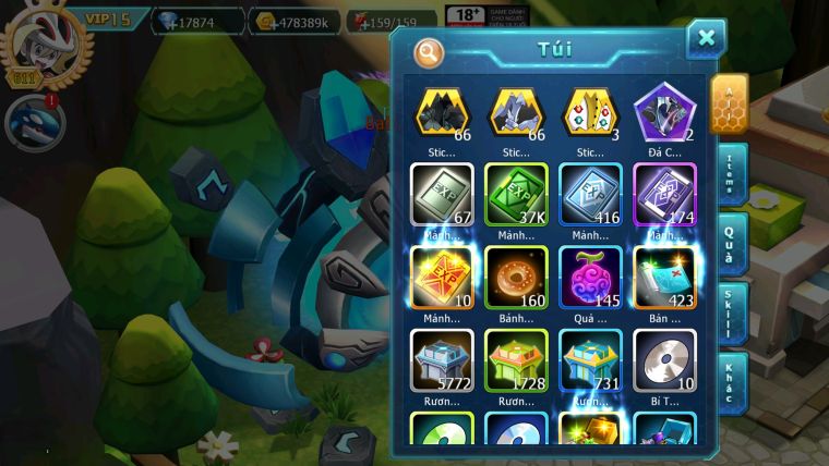 MÃ : #TTS2077 - SV 1070 - TOP2-3 CHAM - TOP1PK SV - HOOH CH DYNAAMX LC KHỦNG VUA KIẾM LC KHUNGR TEAM ĐÁNH CỰC CHẤT CHỈ SỐ CAO