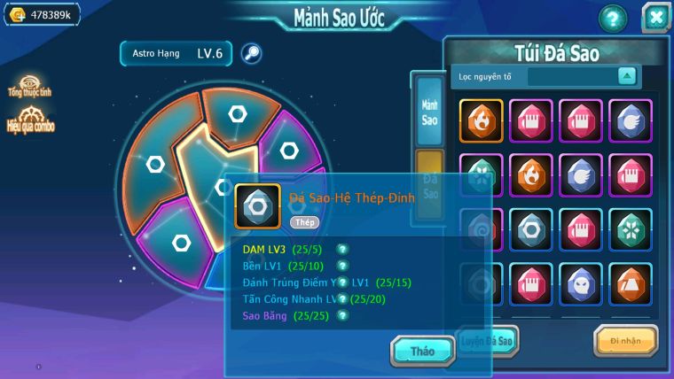 MÃ : #TTS2077 - SV 1070 - TOP2-3 CHAM - TOP1PK SV - HOOH CH DYNAAMX LC KHỦNG VUA KIẾM LC KHUNGR TEAM ĐÁNH CỰC CHẤT CHỈ SỐ CAO