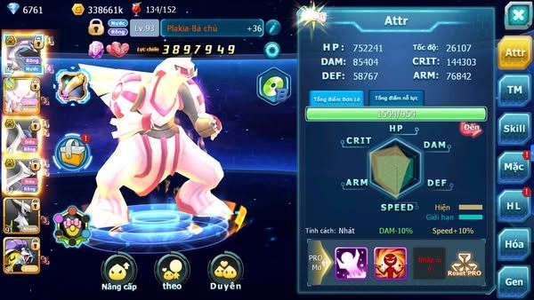 MÃ : #TTS2084 - SV1625 - V7 PALKIA BÁ CHỦ LATI BÁ CHỦ DIANCIE QUÁ NGON LÀNH