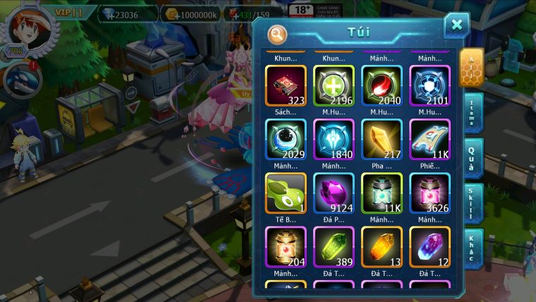 MÃ : #2096 - S11 - TOP 15V11- DIANCIE CH DYNAMAX  HOOH DYNAMAX RAY BC  UNVOA WB BC  NHIỀU PET BÁ CỰC NGON