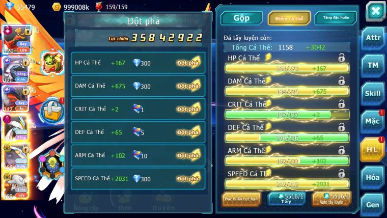 MÃ : #TTS2117 - SV 1155 - TOP3LC- HOOH CH DYNAMAX YVETAL CỘNG HƯỞNG YVTEAL ECHO - WHITE DYNAMAX CẶP CÁ BC