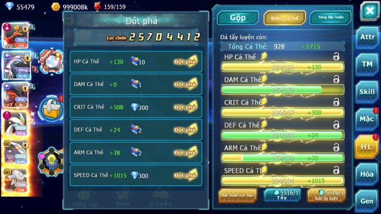 MÃ : #TTS2117 - SV 1155 - TOP3LC- HOOH CH DYNAMAX YVETAL CỘNG HƯỞNG YVTEAL ECHO - WHITE DYNAMAX CẶP CÁ BC
