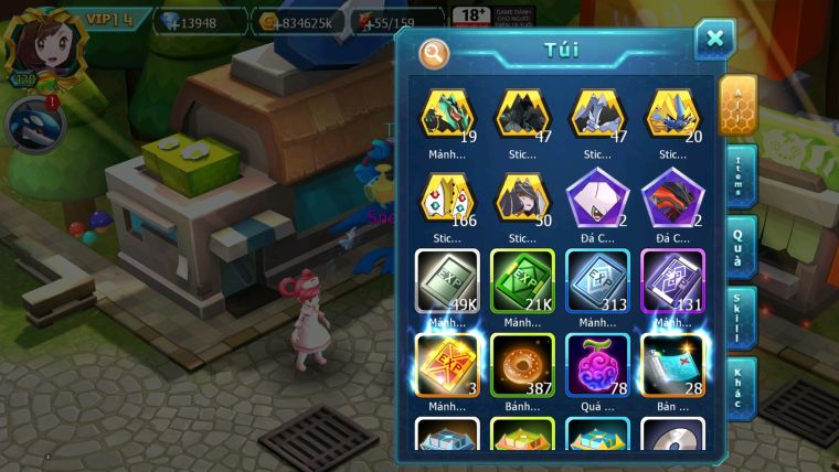 MÃ : #TTS2123 - SV1307 - TOP11 - V14 - 3K1 SÁCH - 7K MẢNH -  HOOH CH DYNAMAX WB ECHO DYNAMAX PALKI BC YVETAL FORM CỰC NGON