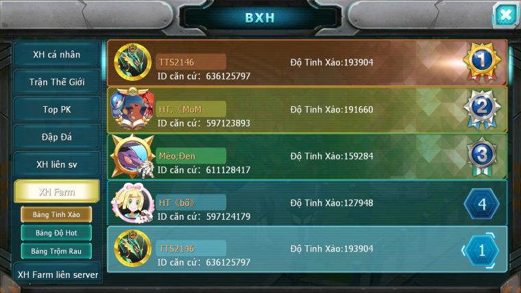 MÃ : #TTS2146 - SV636 - TOP 1PK- TOP2-4 CỤM - V17 RAYQUAZA DYNAAMX WB CH DYNAMAX HOOH ECHO DYNAMAX UNVOA BC LUGIA ECHO QUÁ NGON