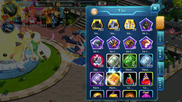 MÃ : #TTS2146 - SV636 - TOP 1PK- TOP2-4 CỤM - V17 RAYQUAZA DYNAAMX WB CH DYNAMAX HOOH ECHO DYNAMAX UNVOA BC LUGIA ECHO QUÁ NGON