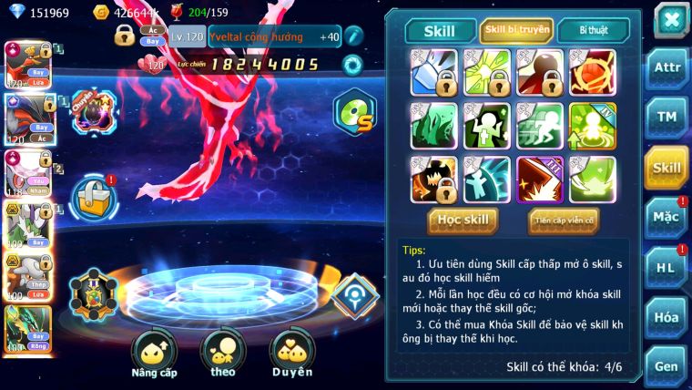MÃ : #TTS2145 - SV 1324 - TOP7PK - 151K KC -HOOH CỘNG HƯỞNG DYNAMAX FULL SS CS CAO - YVETAL CỘNG HƯỞNG DIANCIE CỘNG HƯỞNG DYANAMX  3 TEAM NGON