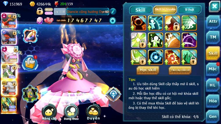 MÃ : #TTS2145 - SV 1324 - TOP7PK - 151K KC -HOOH CỘNG HƯỞNG DYNAMAX FULL SS CS CAO - YVETAL CỘNG HƯỞNG DIANCIE CỘNG HƯỞNG DYANAMX  3 TEAM NGON