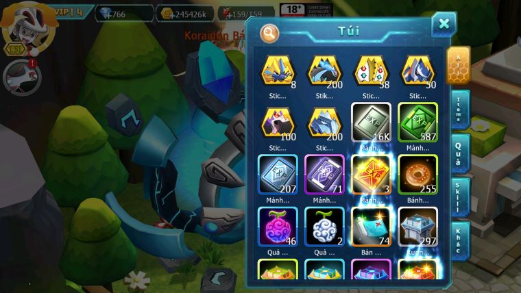 MÃ : #TTS2153 - SV 1607 - TOP 36 - VIP14 - KORAIDON BÁ CHỦ  CHUYÊN 1 SAO DIANCIE DYNAMAX  RẮN BĂNG CẶP LATI BC