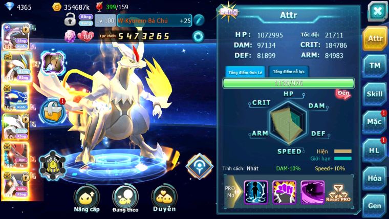 MÃ : #TTS2162 - SV1561 - V13 - PALKIA CỘNG HƯỞNG  FULL SS CẶP LATI BC WHITE BC KYOGRE UNVOA BTAA BC