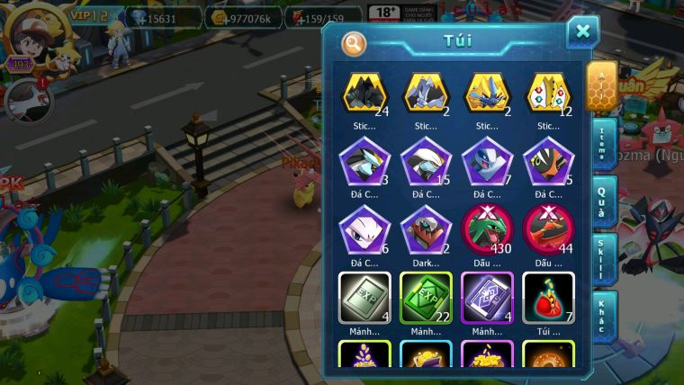 MÃ : #TTS2161 - SV34 - TOP18 -V12 - 1750 SÁCH - TEAM BAY BÁ CHỦ RAY HOOH DYNAMAX YVETAL  THẦN GIÓ PIKACHU DYNAAMX UNVOA ƯBW BC