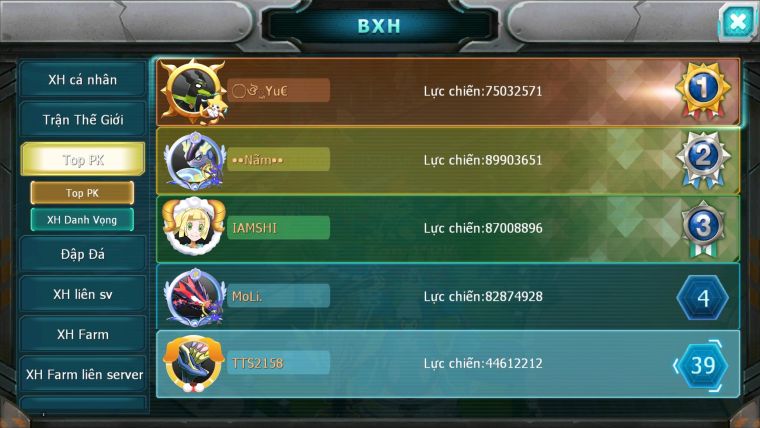MÃ : #TTS2158 - SV 1438 - TOP39 - V14 - HOOH CH DYNAMAX UNVOA WB BC  QVLD BC  CẶP LATI BC