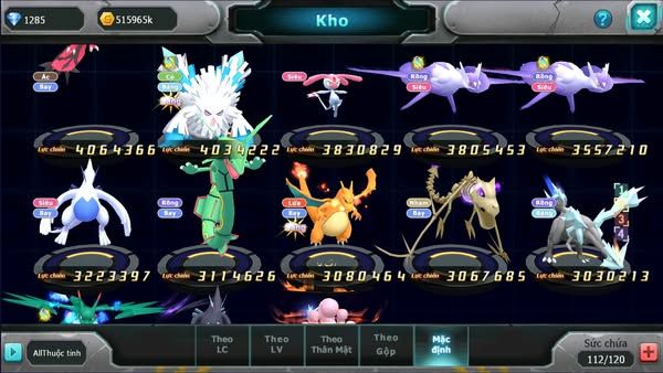 MÃ : #tTS2189 - SV 1175 - TOP49 - V13- HOOH CỘNG HƯỞNG DYNAMAX FULL TRỤ- CÓ SÉT SS- WB BC UNVOA MEW GIÁP BC  BTAA BC