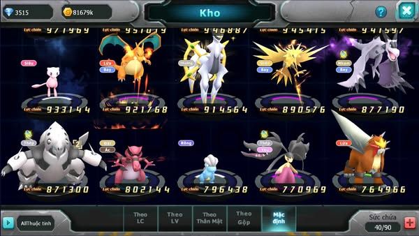 MÃ : #TTS2188 - SV1423 - V9- 600 SÁCH - UNVOA CẶP LATI BÁ CHỦ  PALKIA DIANCIE  LUGIA VITINI