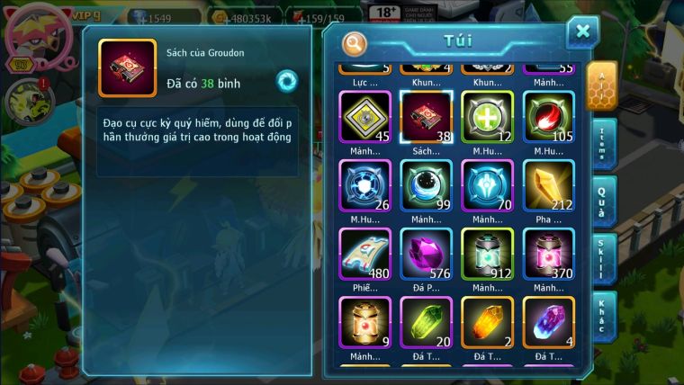 MÃ : #TTS2195 - SV 1478 - V9 HOOH BÁ CHỦ  QVLD BC THẦN GIÓ BC UNVOA CẶP LATI BC 2 TEAM NGON